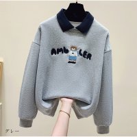 And Kawaii/アンドカワイイ And Kawaii 長袖トレーナー 英字ロゴパーカー 新作春秋 トップス スウェット 韓国スタイル/506989843