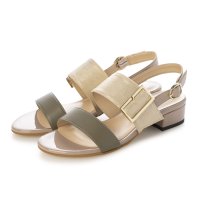 BARCLAY/バークレー BARCLAY 太ベルト バックルモチーフ ベーシック バックストラップサンダル/507004123