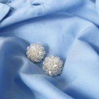 Noelmarket/ノエルマーケット Noelmarket ピアス 金属アレルギー つけっぱなし クリア 花 18kコーティング K18GP ピンクゴールド ゴールド 両耳セット /507004773