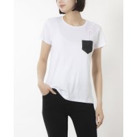 MODE FOURRURE/モードフルーレ MODE FOURRURE イタリア製コットンTシャツ/507005805