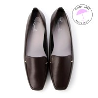 Launa lea/ラウナレア Launa lea 【レイン対応】スクエアトゥレインローファーパンプス(R9020)/507011636