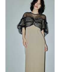 niana/ニアナ niana フロッキードットワンピース パーティードレス オケージョンドレス 結婚式 二次会 同窓会 お呼ばれワンピース/507012288