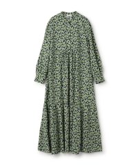 Ballsey/ブルリーフラワープリント クルーネックワンピース/507012309