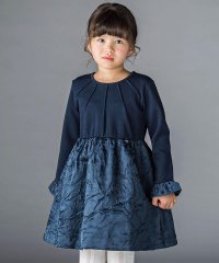 BeBe Petits Pois Vert/ジャガード＋ポンチ ワンピース(95~150cm)/507013583