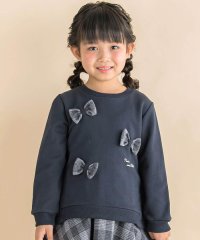 Noeil aime BeBe/裏毛チェックリボントレーナー(80~130cm)/507013654