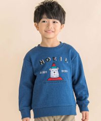 Noeil aime BeBe/クマパッチワーク裏毛トレーナー(80~130cm)/507013655