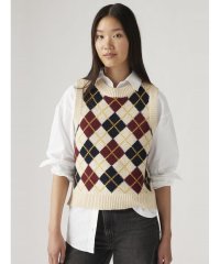 Levi's/アーガイルニットベスト ホワイト ANDRIA ARGYLE/507014042