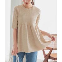 KOBE LETTUCE/コウベレタス KOBE LETTUCE 半袖ラメニット [C7053]/507015870