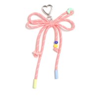 REAL STYLE/リアルスタイル REAL STYLE パラコード チャーム ストラップ リボン ハート カラビナ キーホルダー キー リング バッグ スマホ アクセサリー おし/507016590