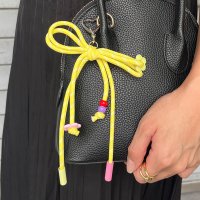 REAL STYLE/リアルスタイル REAL STYLE パラコード チャーム ストラップ リボン ハート カラビナ キーホルダー キー リング バッグ スマホ アクセサリー おし/507016590