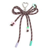 REAL STYLE/リアルスタイル REAL STYLE パラコード チャーム ストラップ リボン ハート カラビナ キーホルダー キー リング バッグ スマホ アクセサリー おし/507016590