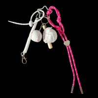 REAL STYLE/リアルスタイル REAL STYLE パラコード チャーム ストラップ キーホルダー バッグ スマホ アクセサリー 鍵 定期入れ カラビナ 子供 野球 かわいい/507016595