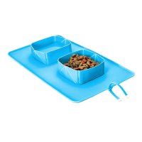 REAL STYLE/リアルスタイル REAL STYLE ペット用品 フードボウル シリコン ボウル 犬 猫 餌 水 入れ 旅行 散歩 お出かけ 便利 グッズ 携帯 折りたたみ 持/507016601