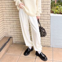 REAL STYLE/リアルスタイル REAL STYLE ジョガーパンツ レディース コーデュロイ 秋 冬 暖かい 防寒 寒さ対策 柔らかい ウエストゴム 伸縮性 かわいい 通勤 /507016747