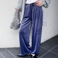 REAL STYLE/リアルスタイル REAL STYLE ワイドパンツ レディース ベロア ミンクタッチ ベロアパンツ ボトムス 秋 冬 暖かい あったか 防寒 寒さ対策 ウエスト/507016765