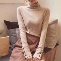 REAL STYLE/リアルスタイル REAL STYLE ニット トップス レディース 長袖 洗濯 洗える ウォッシャブル タートルネック 薄手 きれいめ シンプル 秋 冬 春 上/507016799