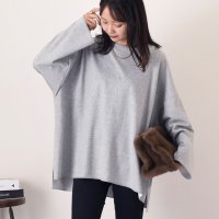 REAL STYLE/リアルスタイル REAL STYLE カットソー レディース 長袖 秋 冬 シンプル トップス 無地 ゆったり 大きいサイズ 大きめ かっこいい 体型カバー 楽/507016801