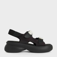 CHARLES & KEITH/ビーズドストラップ スポーツサンダル 【再入荷】/507016933