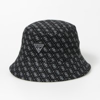 GUESS/ゲス GUESS MONOGRAM Printed Bucket Hat W. Blk Triangle Logo/507017239