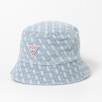 GUESS/ゲス GUESS MONOGRAM Printed Bucket Hat W. Blk Triangle Logo/507017239