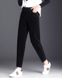 Lily of Valley/リリーオブバリー Lily of Valley 裏ボア コーデュロイ テーパード パンツ ボトムス カジュアル シンプル 上品 レディース/507017500