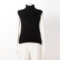 GIPSY BLUE/ジプシーブルー GIPSY BLUE 「ストレッチフェザーモール」タートルネックノースリーブ/507017534