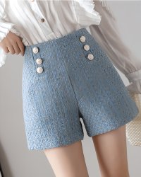 Lily of Valley/リリーオブバリー Lily of Valley ボタン付き ツイード ショートパンツ ボトムス きれいめ お呼ばれ 大人可愛い 上品 レディース/507017546