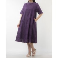 KANKAN/カンカン KANKAN ユリと蔦cutジャガードオフボトルネックワンピース/507017599