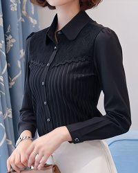 Lily of Valley/リリーオブバリー Lily of Valley レース 刺繍 パフスリーブ ブラウス トップス シャツ 上品 大人可愛い きれいめ 清楚/507017675