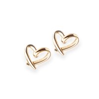 Noelmarket/ノエルマーケット Noelmarket ピアス 金属アレルギー対応 ハート オープンハート つけっぱなし 18k シンプル 仕事 人気 上品 パーティー 誕生日/507017756