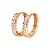 Noelmarket/ノエルマーケット Noelmarket ピアス 金属アレルギー対応 フープピアス ダイヤ つけっぱなし 18k シンプル 仕事 上品 パーティー 女性 大人 彼/507017762