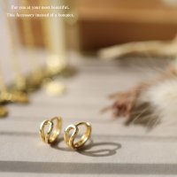 Noelmarket/ノエルマーケット Noelmarket ピアス 金属アレルギー対応 フープピアス つけっぱなし 小さめ 18k シンプル 仕事 人気 上品 両耳用 レディース /507017768