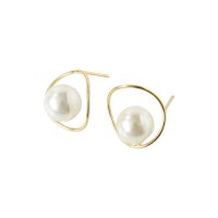 Noelmarket/ノエルマーケット Noelmarket ピアス 金属アレルギー対応 パール つけっぱなし 18k パーティー ドレス 仕事 人気 上品 誕生日 プレゼント ニッ/507017814