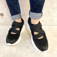 BLANC / BLEU/ブランブルー blanc/bleu 【23cm～26cm】軽量 5.5cm ベロクロスニーカー/507017855