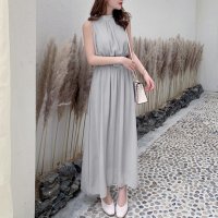 Lily of Valley/リリーオブバリー Lily of Valley ノースリーブ シフォン ロング ワンピース ロング丈 フォーマル 上品 パーティー 清楚/507017895