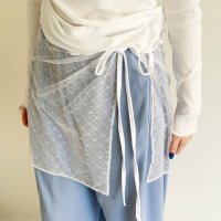 REAL STYLE/リアルスタイル REAL STYLE ラップスカート 巻き 重ね着 レイヤード レディース チュール 膝丈 おしゃれ きれいめ カジュアル トレンド シンプル /507018043