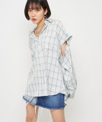 SPIRALGIRL/スパイラルガール SPIRALGIRL 3wayオーバーチェックシャツ/507018412