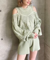 SPIRALGIRL/スパイラルガール SPIRALGIRL 透かし編みニットセットアップ/507018447