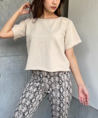 SPIRALGIRL/スパイラルガール SPIRALGIRL バックプリントミニ裏毛トップス/507018465