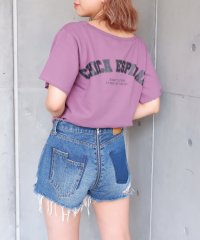 SPIRALGIRL/スパイラルガール SPIRALGIRL バックプリントミニ裏毛トップス/507018465