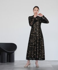 GIRL/ガール GIRL スタンドカラー総レースロング丈 結婚式 ワンピース パーティードレス/507018481