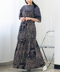 Noia/ノイア Noia プリントティアードキャミワンピース/507018502