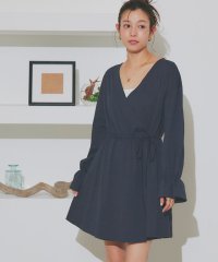 marvelous by Pierrot/マーベラス バイ ピエロ marvelous by Pierrot 【低身長向け】【ラッシュガード】2wayカシュクールトッパーチュニック/507018528