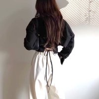 Private Beach/プライベートビーチ privatebeach バックレースアップシャツブラウス/507018614