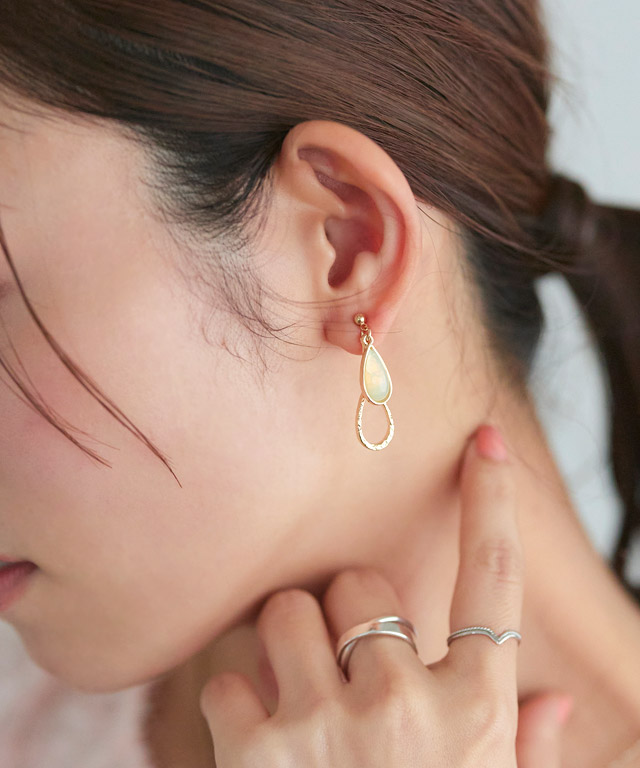 HERMES ピアス LOOP MM ループ H114504B サークル エルメス Hermes HERMES ピアス LOOP MM ループ H114504B