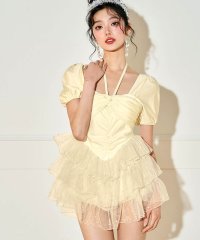 OSYAREVO/オシャレボ OSYAREVO 【ネット限定】フリル × パール ホルターネック ワンピース 水着 【返品不可商品】/507018823