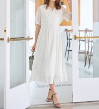Alotta/アロッタ Alotta インナー付カシュクールワンピース/507019318