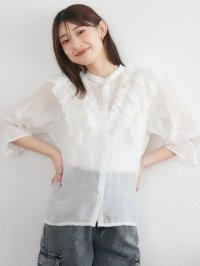 RETRO GIRL/レトロガール RETRO GIRL 肩フリルシアーBL/507019892
