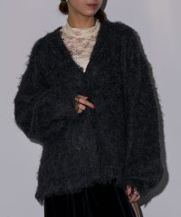 MAISON BREEZE reveur/メゾンブリーズレヴール MAISON BREEZE reveur ブークレ シャギー Vネック カーディガン オーバーサイズ トップス DTK/507019944