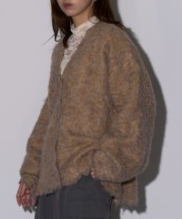 MAISON BREEZE reveur/メゾンブリーズレヴール MAISON BREEZE reveur ブークレ シャギー Vネック カーディガン オーバーサイズ トップス DTK/507019944
